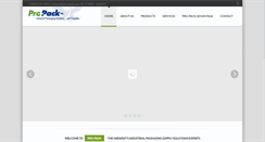 Desktop Screenshot of pro-packinc.com