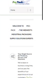 Mobile Screenshot of pro-packinc.com